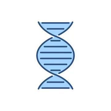 DNA related vector icon. イラスト素材