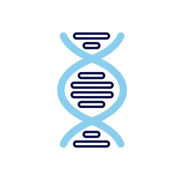 DNA related vector icon. Illustrazione stock