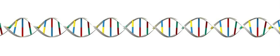 DNA render Stock Illustration