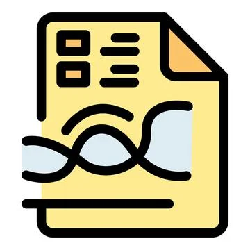 Dna research document representing genetic information analysis 스톡 일러스트