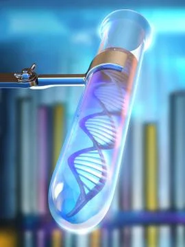 DNA Research Stock-Illustration