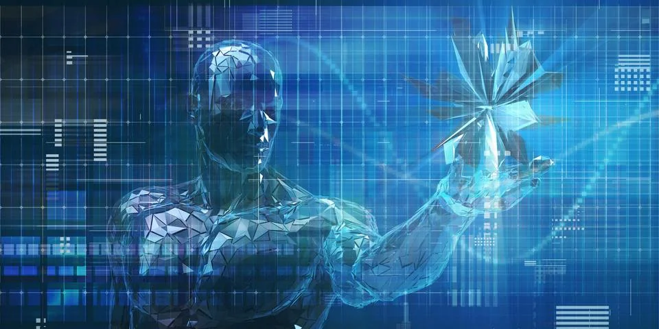 DNA Research Stock Illustration