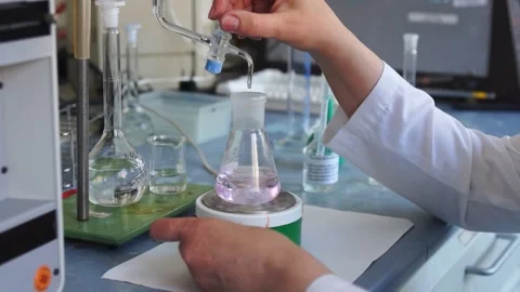 DNA research in pharmaceutical laboratory Stock Footage 313400801