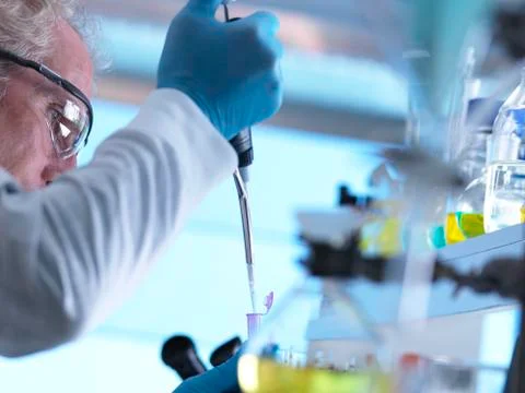 DNA research Stock Photos