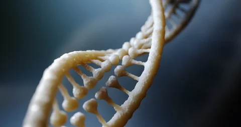 Dna research. seamless loopable 3d animation.  4k uhd 스톡 동영상 100372484