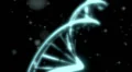 DNA RNA double helix slow tracking shot closeup depth of field DOFwhite HD Footage