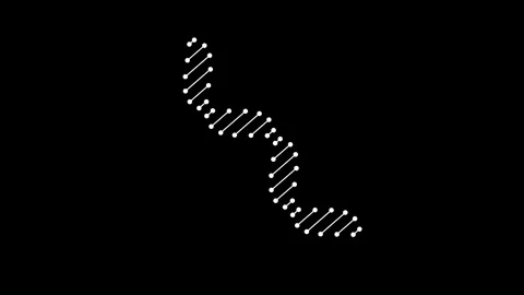 DNA rotating animation Stock Footage 274768001