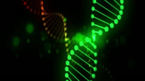 DNA rotating background Stock Footage 11829418