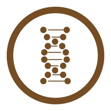 DNA Rounded Vector Icon イラスト素材
