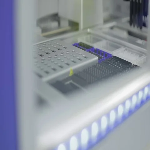 DNA Sample Extraction Machine Stock Footage 69285618