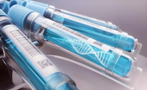 DNA Science Research Stock Illustration