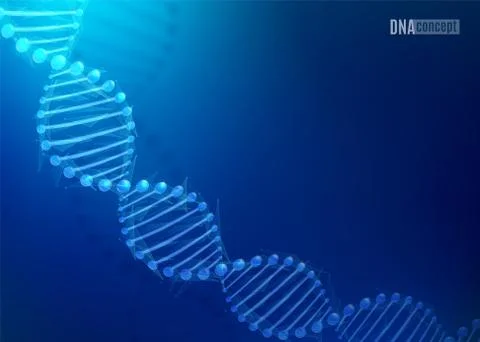 DNA science technology vector background for biomedical, health, chemistry イラスト素材