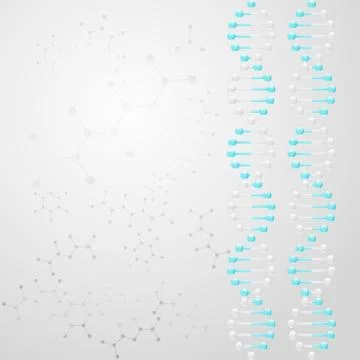 DNA scientific background Ilustración de archivo