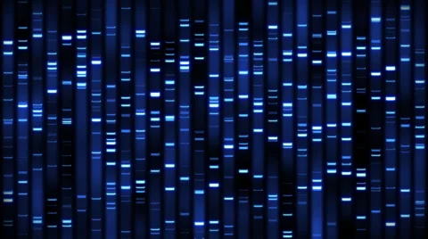 DNA Sequence Analysis Stock Footage