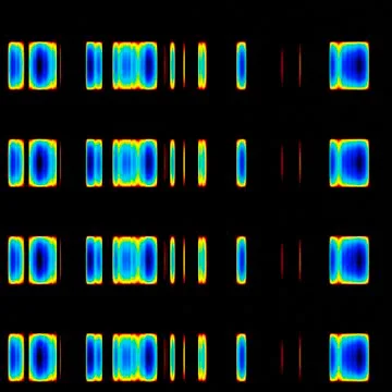 DNA sequence, artwork Illustrazione stock