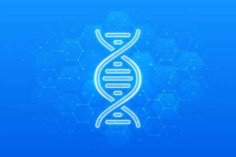 DNA sequence icon. DNA strand. Molecular structure of DNA. Genetic code. Co.. Illustrazione stock