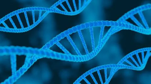 DNA sequence. Molecules structure dna code. Science and Technology concept. Illustrazione stock