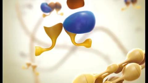 DNA sequence view 3d medical 스톡 일러스트
