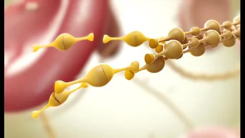 DNA sequence view 3d medical 스톡 일러스트