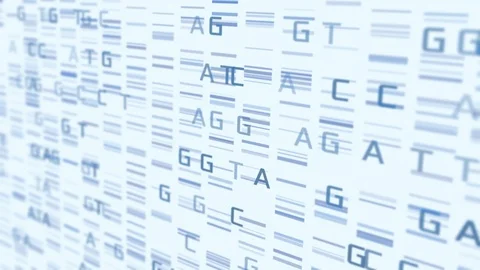 Dna sequences Stock Footage 105536946