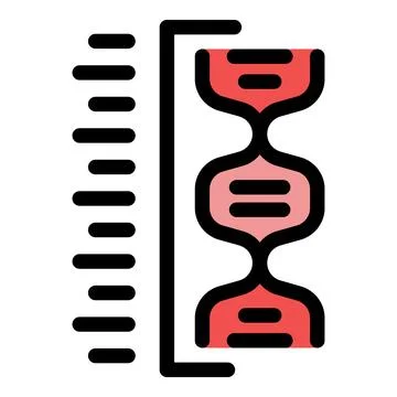 Dna sequencing is analyzing genetic information by measuring dna strands 스톡 일러스트