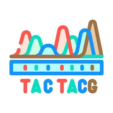 Dna sequencing color icon vector illustration Stock Illustration