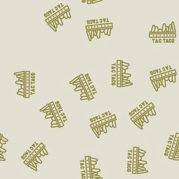 Dna sequencing line vector seamless pattern Stock Illustration