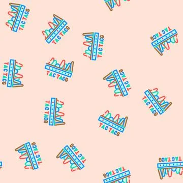 Dna sequencing vector seamless pattern 库存插图