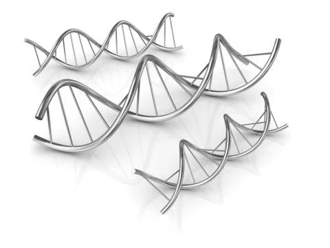 Dna Shape Stock Illustration