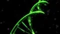 DNA spinning RNA double helix slow tracking shot closeup depth of field 4K 4k or 4k+ Resolution