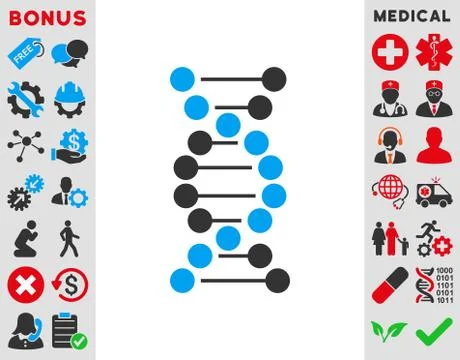 Dna Spiral Icon イラスト素材