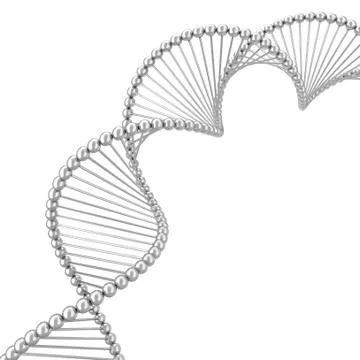 Dna spiral Illustrazione stock