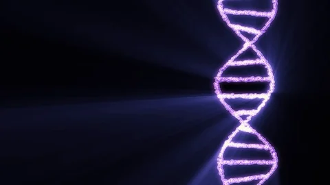 DNA spiral molecule rotating animation background new quality beautiful natural Video stock 99045161