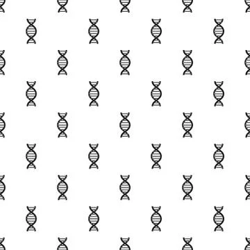 DNA spiral pattern イラスト素材