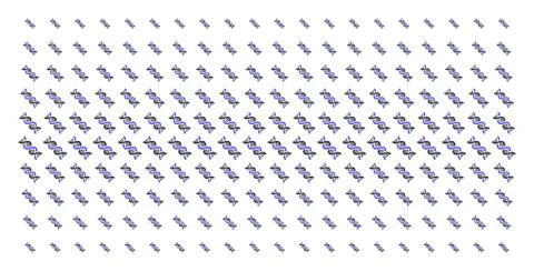 DNA Spiral Shape Halftone Effect Stock Illustration