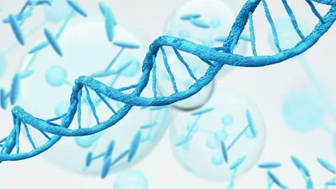 DNA spiral structure. Stock Footage 172137654