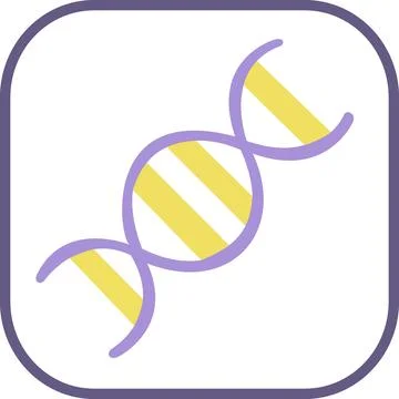 DNA spiral structure for genetic science Stock Illustration