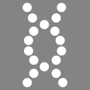 Dna Spiral Vector Icon Illustrazione stock