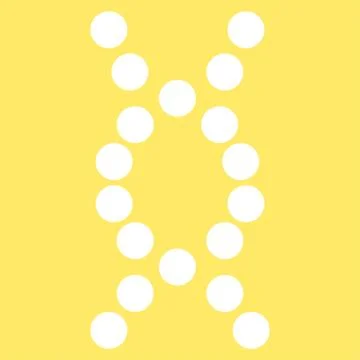 Dna Spiral Vector Icon Stock Illustration