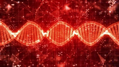 DNA Storage concept with numeric representation Background Stock Footage 320529598