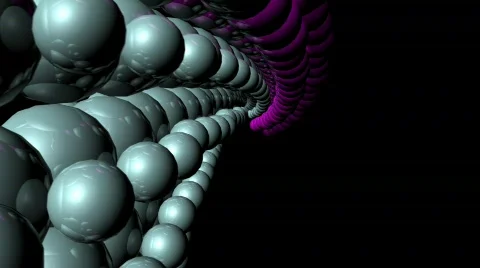 DNA Strand With Alpha Channel Stock Footage 158584