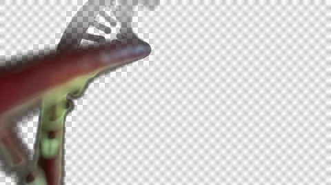 DNA Strand + Alpha Video stock 48038127