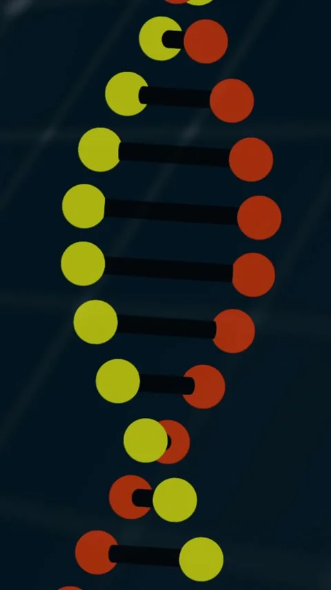 DNA strand and binary coding processing, scientific animation in laboratory Stock Footage 319727727