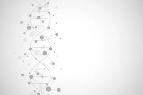 DNA strand and molecular structure. Genetic engineering or laboratory research 스톡 일러스트