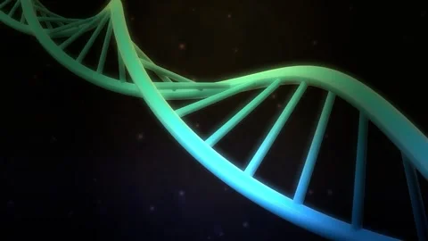 DNA Strand Background Loop 4K Stock Footage 255994936