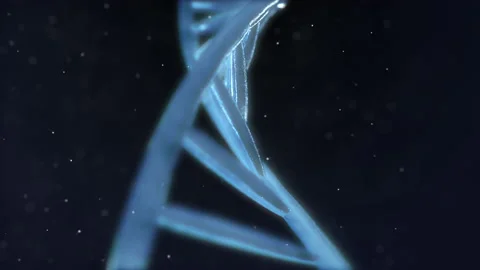 DNA Strand Extreme Close Up Video stock 140338023