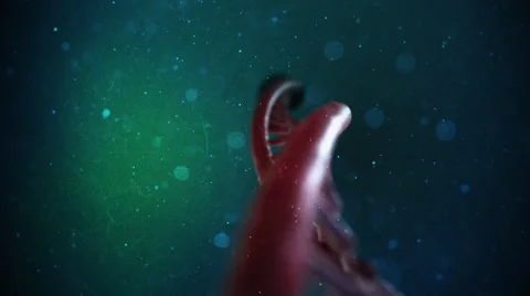 DNA Strand Video stock 47950321