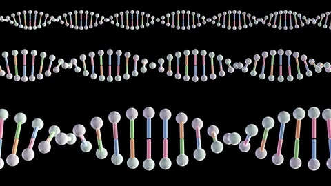 DNA Strand Genome image 3 Element B0 All 4k 動画素材 113921279