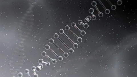 DNA Strand Genome image 4 B2a 4k Video stock 114411301