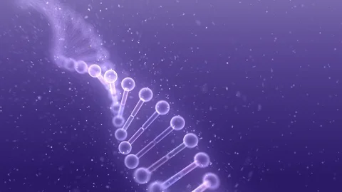 DNA Strand Genome image 5 B4f 4k Video stock 114636772